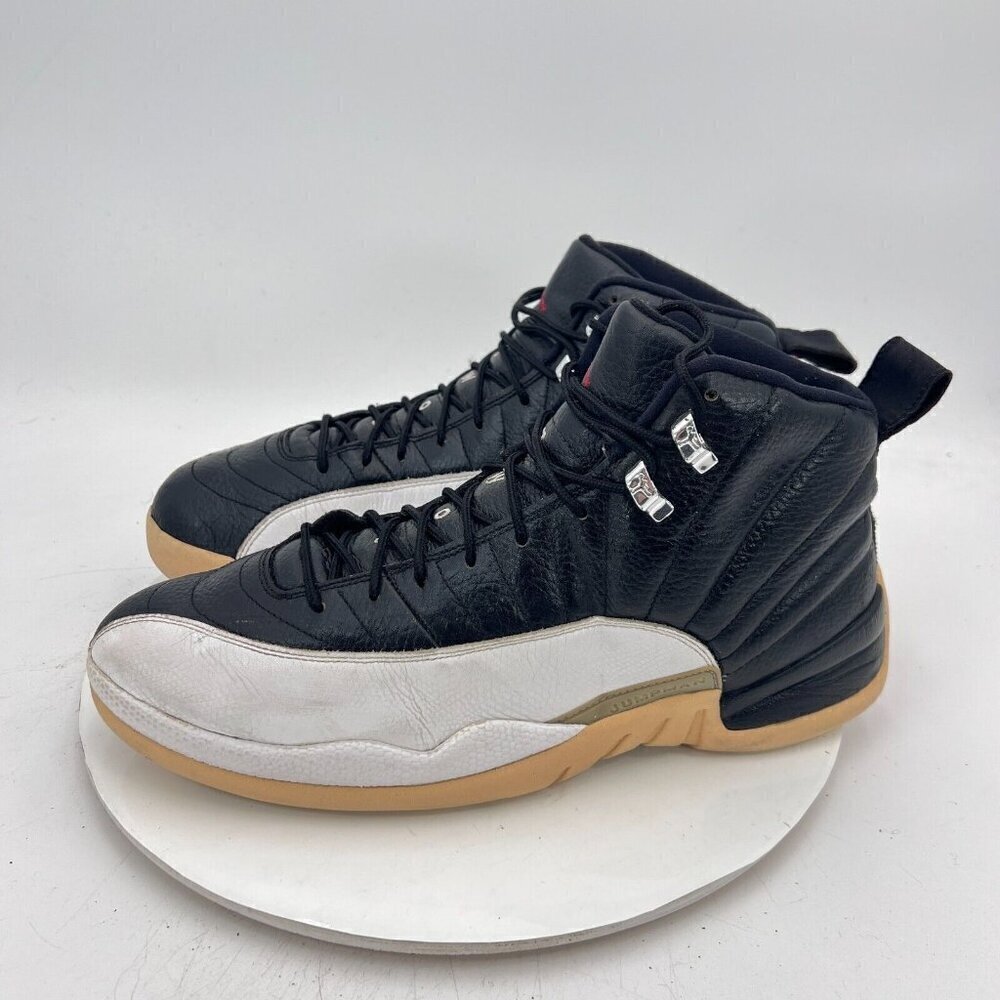 Nike Air Jordan 12 Retro PlayOff Men Size 12 130690-404 Black White Shoes